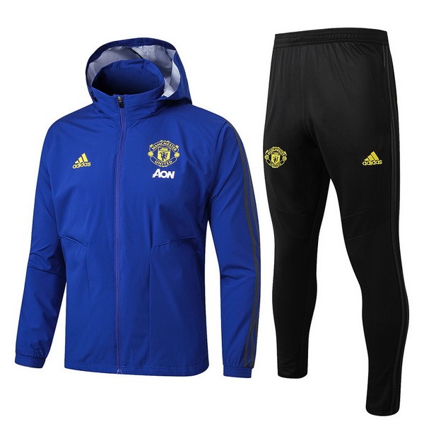 Rompevientos Manchester United Conjunto Completo 2019-2020 Azul Negro